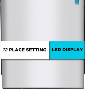 24" Built-In Dishwasher, Designer Series, 12-Place Setting Capacity with Stainless Steel Tub, Dish Washer with 6 Wash Programs, Low Noise, ENERGY STAR Certified, BDW300MHS