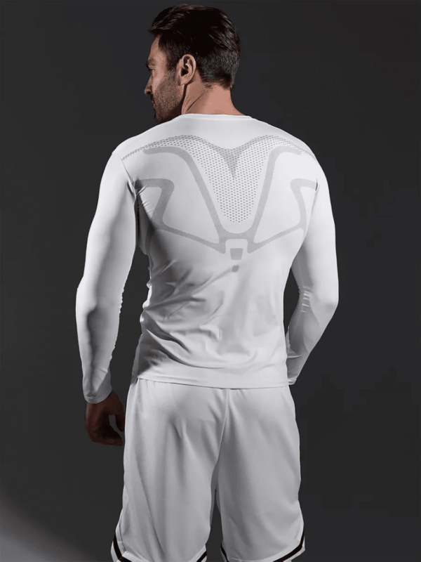 2 Piece Workout Set Gym Clothes for Men Shirt and Shorts with Leeggings Moisture-Wicking Athletic Outfits - Image 5