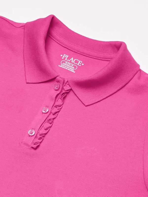 Girls' Uniform Pique Polo - Image 2