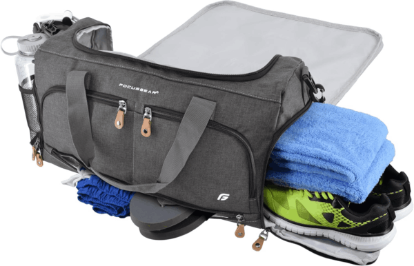 Ultimate Gym Bag 2.0: the Durable Crowdsource Designed Duffel Bag with 10 Optimal Compartments Including Water Resistant Pouch - Image 9