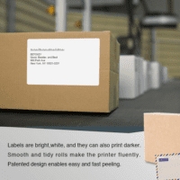 - Compatible DYMO 1744907 (4" X 6") Shipping Labels, Perforated, Compatible with DYMO Labelwriter 4XL Rollo & Zebra, NOT Fit 5XL [10 Rolls/2200 Labels] - Image 7