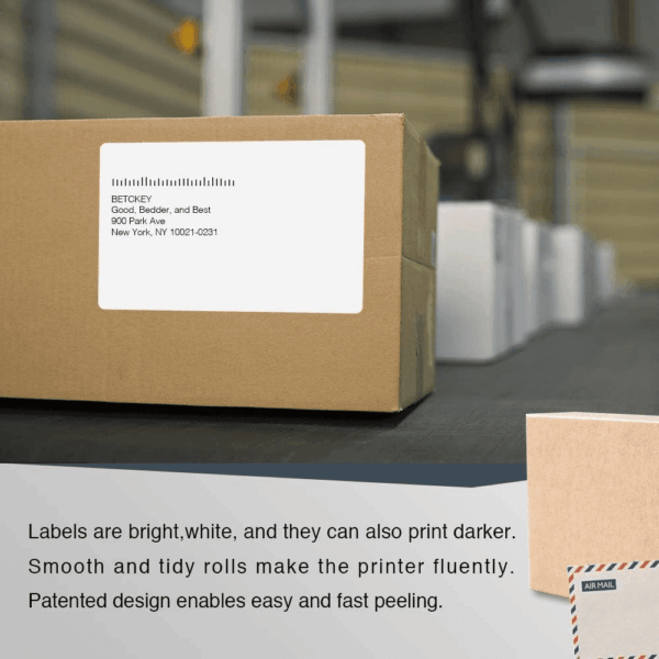 - Compatible DYMO 1744907 (4" X 6") Shipping Labels, Perforated, Compatible with DYMO Labelwriter 4XL Rollo & Zebra, NOT Fit 5XL [10 Rolls/2200 Labels] - Image 7