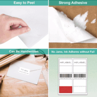 2X4 Shipping Address Labels - 500 Count, 50 Sheets for Printer - 10-UP Internet Mailing Stickers - 2" X 4" FBA Labels for Laser/Inkjet Printer - Image 4