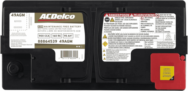 Gold 49AGM 36 Month Warranty AGM BCI Group 49 Battery - Image 4