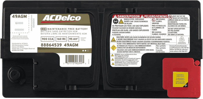 Gold 49AGM 36 Month Warranty AGM BCI Group 49 Battery - Image 4