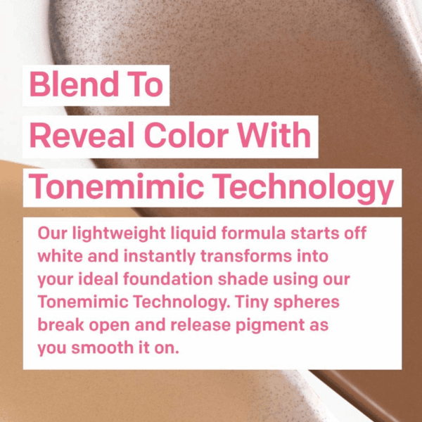 Skintone Matching Foundation, Smart Shade Face Makeup with SPF 15, Hypoallergenic, Oil-Free, Dermatologist-Tested, 300 Straight up Medium, 1 Fl Oz - Image 4