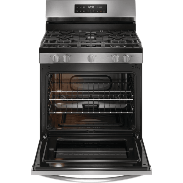 30-In 5 Burners 5.1-Cu Ft Freestanding Natural Gas Range ( Fingerprint Resistant Stainless Steel ) - Image 2