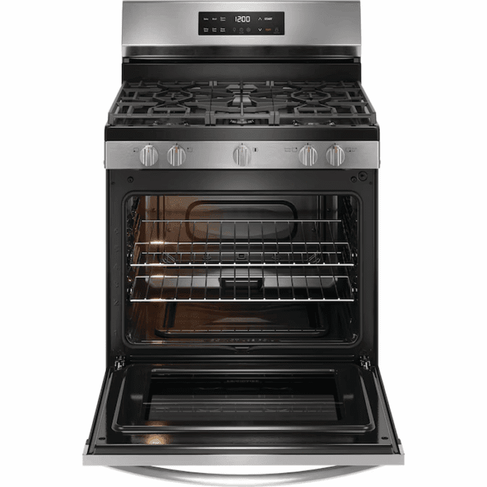 30-In 5 Burners 5.1-Cu Ft Freestanding Natural Gas Range ( Fingerprint Resistant Stainless Steel ) - Image 2