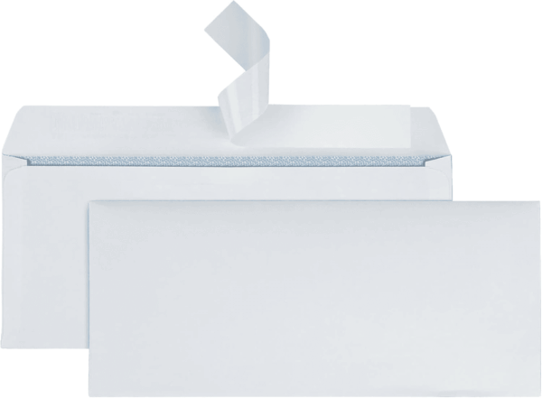 Clean Seal(Tm) Security Envelopes, #10 (4 1/8In. X 9 1/2In.), White, Box of 500, 12015