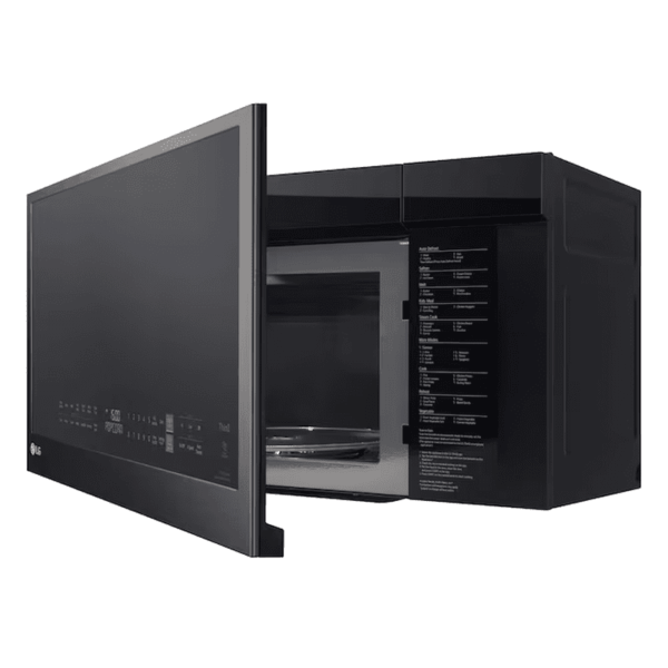 2.0-Cu Ft 29.88-In Over-The-Range Microwave with Sensor Cooking ( Printproof Black Stainless Steel ) - Image 6