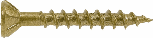 48594 Wood Screws, #8 X 1-1/4", Premium Outdoor Deck Screws, Rust Resistant, Epoxy Coated Bronze, 1Lb Box, 242 Pcs - Image 3