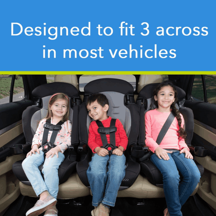 Kids Finale DX 2-In-1 Booster Car Seat, Forward Facing Toddler Car Seat (30-65 Lbs) and Belt Positioning High Back Booster Seat (40-100 Lbs), Rainbow - Image 7