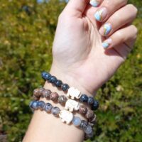 Elephant Tracking Bracelet, Elastic, Supports save the Elephants, One Size Fits Most for Men and Women - Image 3