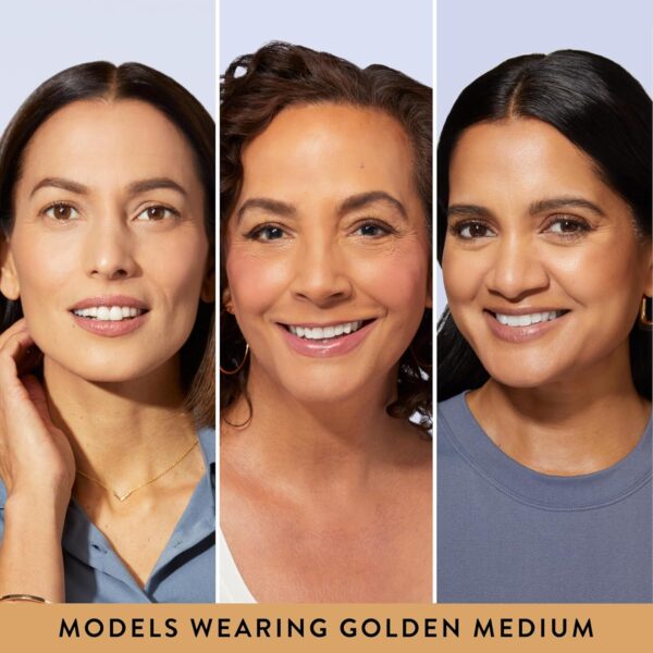 Award-Winning Baked Balance-N-Brighten Color Correcting Powder Foundation - Golden Medium - Buildable Light to Medium Coverage - Demi-Matte Natural Finish - Image 3