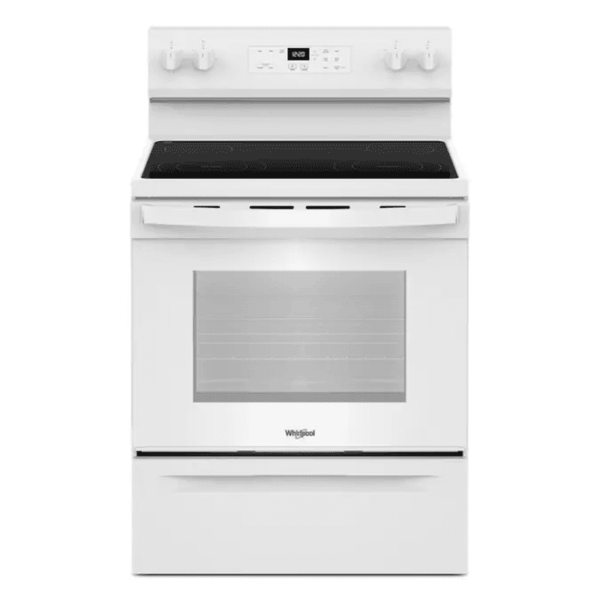 Flexible Cooktop 30-In Glass Top 4 Burners 5.3-Cu Ft Freestanding Electric Range ( Stainless Steel ) - Image 18