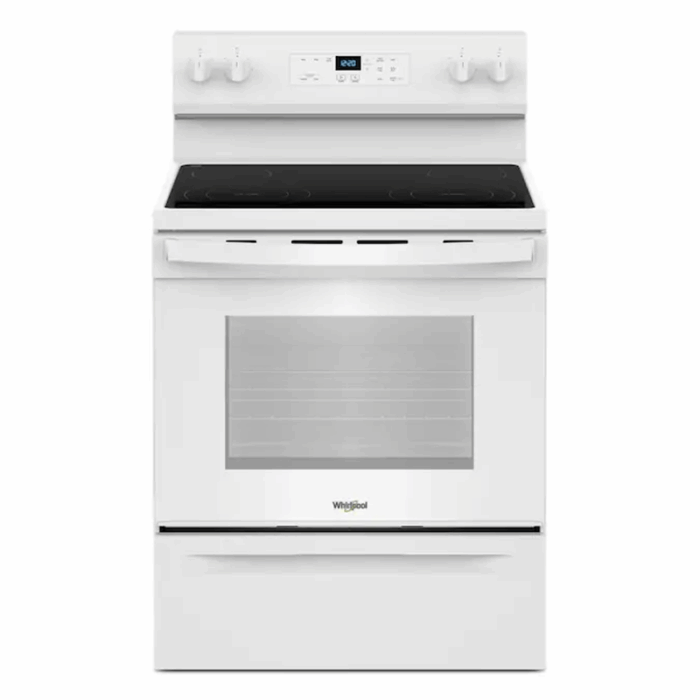 Flexible Cooktop 30-In Glass Top 4 Burners 5.3-Cu Ft Freestanding Electric Range ( Stainless Steel ) - Image 18