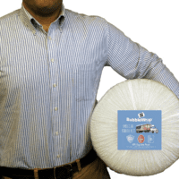 Bubble Wrap Roll 175', Small Bubble Wrap 3/16 Cushioning, 175Ft Perforated Every 12" Made in the USA by  for Packing, Moving, Wrapping of Glassware, Dishes, Furniture and More! - Image 2