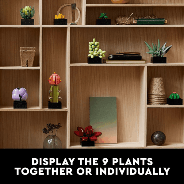 Botanicals Succulents - Artificial Indoor Plant Building Set for Home, Kitchen, Desk Decor Adults Ages 18+ - Gift for Mother'S Day - 10309 - Image 3