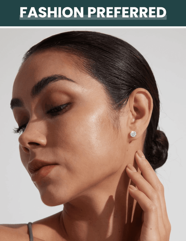 12 Pairs Silver Earrings Surgical Steel Earrings Women'S Earrings Hypoallergenic Earrings Set Men'S Earrings 12 Colors Cubiczirconia Studs Earrings - Image 7