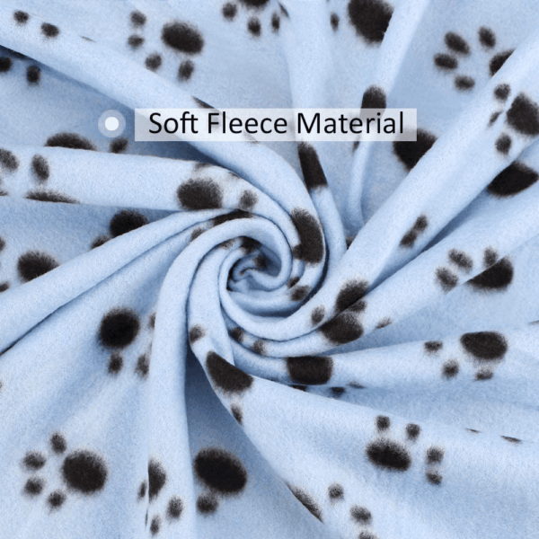 Dog Blankets for Small Dogs, 6 Pack Puppy Blanket Cute Paw Print Pet Blanket for Dog, Puppy, Cat, Kitten, 24X28 Inches - Image 7