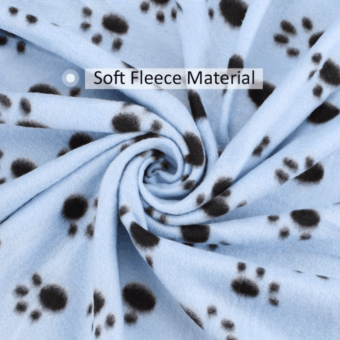 Dog Blankets for Small Dogs, 6 Pack Puppy Blanket Cute Paw Print Pet Blanket for Dog, Puppy, Cat, Kitten, 24X28 Inches - Image 7