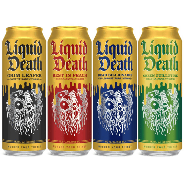 Iced Tea Variety 12-Pack (19.2 Oz Cans) (Grim Leafer, Rest in Peach, Dead Billionaire, Green Guillotine) - Image 2