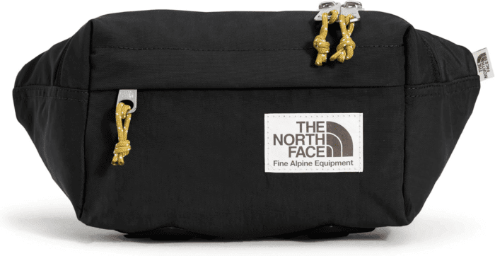 Berkeley Lumbar Waist Pack with Zipper Closure and Adjustable Strap - PFAS Free, TNF Black/Mineral Gold-Npf, One Size - Image 2