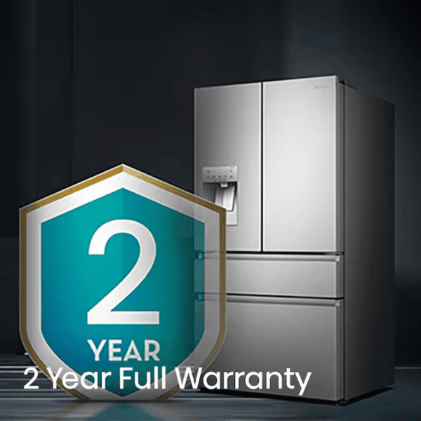Pureflat Standard-Depth 25.6-Cu Ft 4 -Door Smart Compatible French Door Refrigerator with Ice Maker with Water and Ice Dispenser ( Stainless Steel ) ENERGY STAR Certified - Image 9