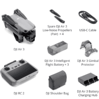 Air 3 Fly More Combo with  RC 2, Drone with Camera 4K, Dual Primary Cameras, 3 Batteries for Extended Flight Time, 48MP Photo, 20Km Max Video Transmission, FAA Remote ID Compliant - Image 6