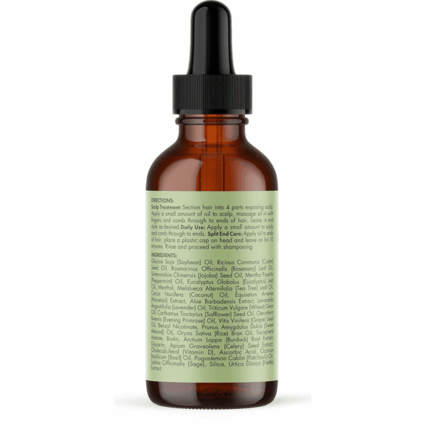 Rosemary Mint Scalp & Hair Strengthening Oil for All Hair Types, 2 Ounce - Image 9