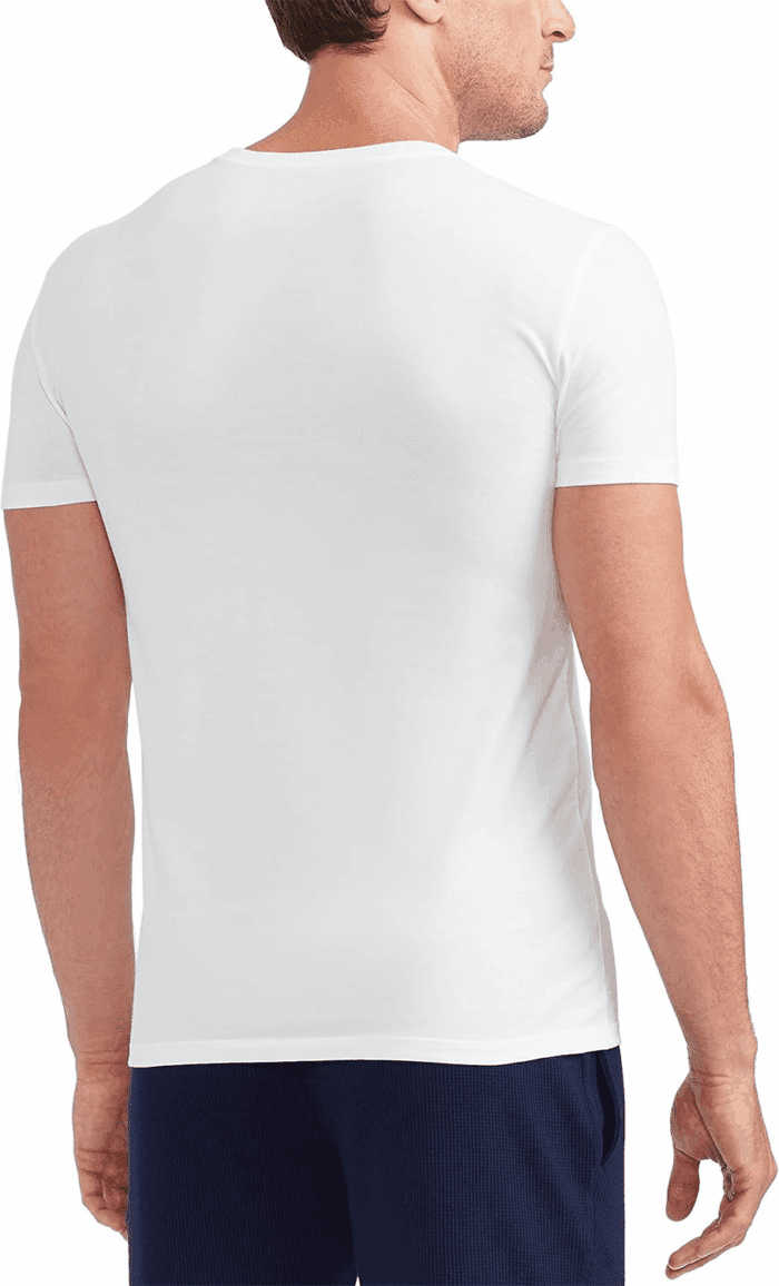 Men'S Classic Fit Cotton Crew Undershirts, 3 Pack - Image 3