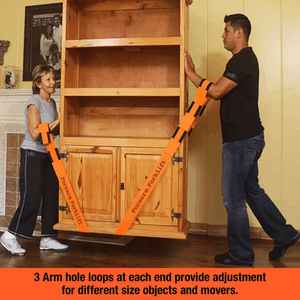 2-Person Lifting and Moving Straps - Lift, Move and Carry Furniture, Appliances, Mattresses or Any Item up to 800 Lbs. Safely and Easily like a Pro, Firehouse Red Special Edition - Image 4