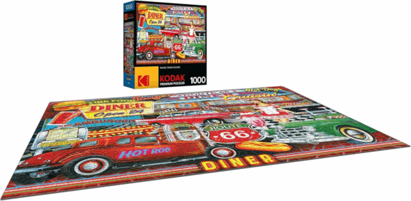 - Kodak Premium - 50'S Diner - 1000 Piece Jigsaw Puzzle for Adults - Image 6