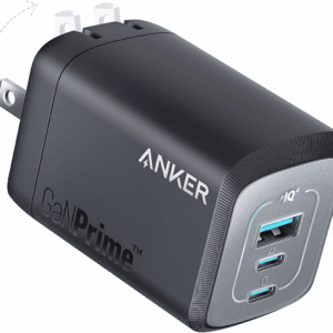 Prime 100W USB C Gan Charger, 3-Port Compact Fast PPS Charger, for Macbook Pro/Air, Pixelbook, Ipad, Iphone 16/Pro, Galaxy S23/S22, Note20, Pixel, Apple Watch, and More