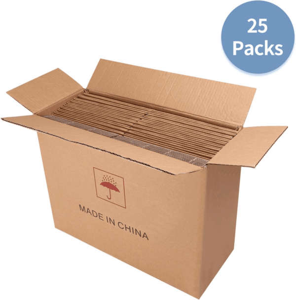 8X8X8 Shipping Boxes Set of 25, White Corrugated Cardboard Box for Small Business for Packaging Mailing - Image 7