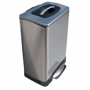Trash Krusher Manual Trash Compactor, 40 L, Stainless Steel