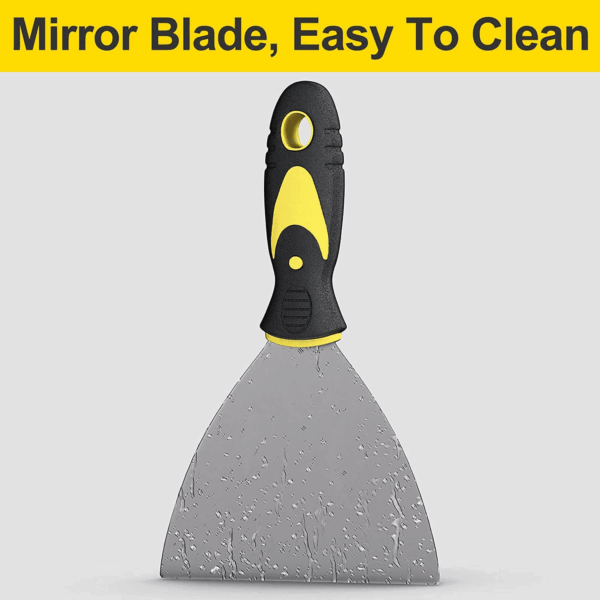 5Pcs Putty Knife, Set, 1" 2" 3" 4" 5" Scraper, Spackle Knife, Paint Scraper, Scraper Tool, No Rusting, Perfect for Repairing Drywall, Removing Wallpaper, Mud, Plaster Scraping - Image 5