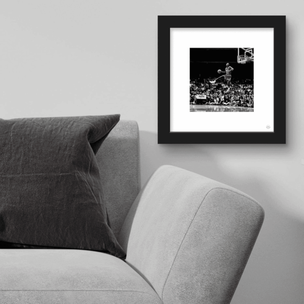Gallery Pops Michael Jordan - Flight Progression Sequence 4 Wall Art Wall Poster, 12" X 12", Black Frame Version - Image 3