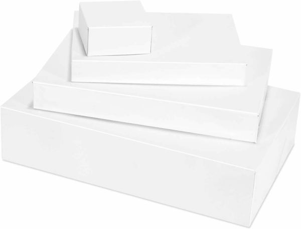 Premium 13 Piece White Gift Boxes with Lids of Assorted Sizes with 4 Inch Deep Robe Wrapping Boxes Set for Wrapping Christmas Gifts, Birthday, Holiday - Image 4