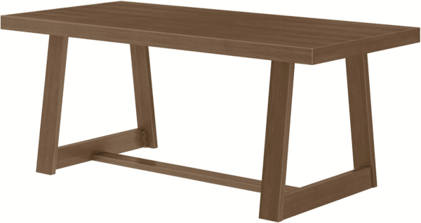 72 Inch Farmhouse Dining Table, Solid Wood Rustic Kitchen Table, Large Wooden Rectangular Dinner Table for Dining Room, Home Office, Living Room Furniture, Easy Assembly, Pecan Wirebrush - Image 3