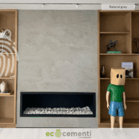 Microcement Continuous Coating for Walls and Floors - Versatile, Durable, and Elegant Surface for Home and Office Renovations (Gris Natural Gray, 11.02 Lb) - Image 5