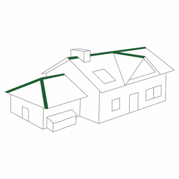14-Inches X 126-Inches Steel Roof Panel Ridge Caps - Image 3