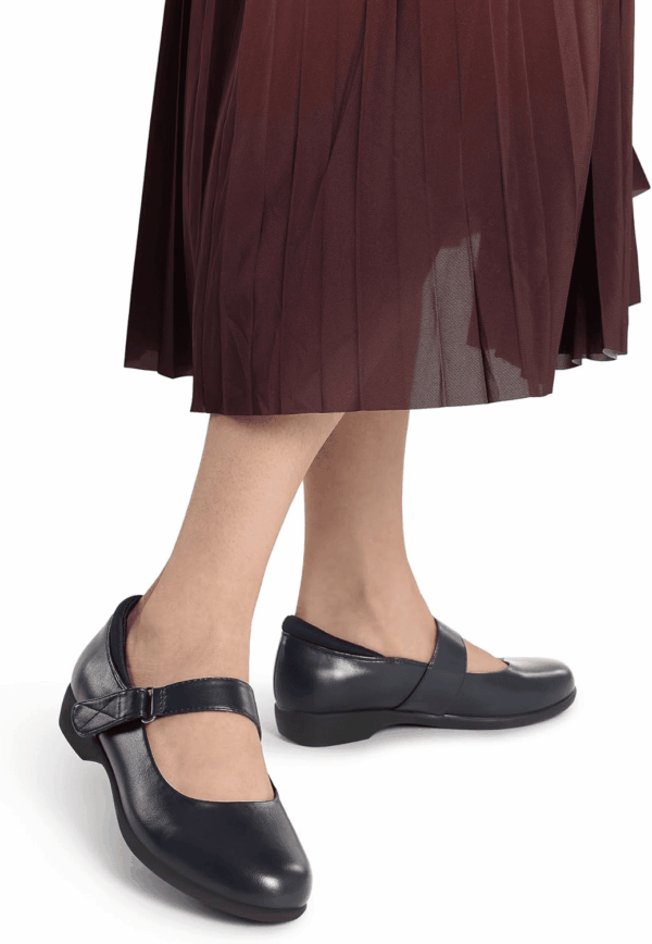 Womens Ballet Mary Jane Flats, Comfortable Business Office Dress Shoes for Women Dressy and Work with Ankle Strap - Image 6