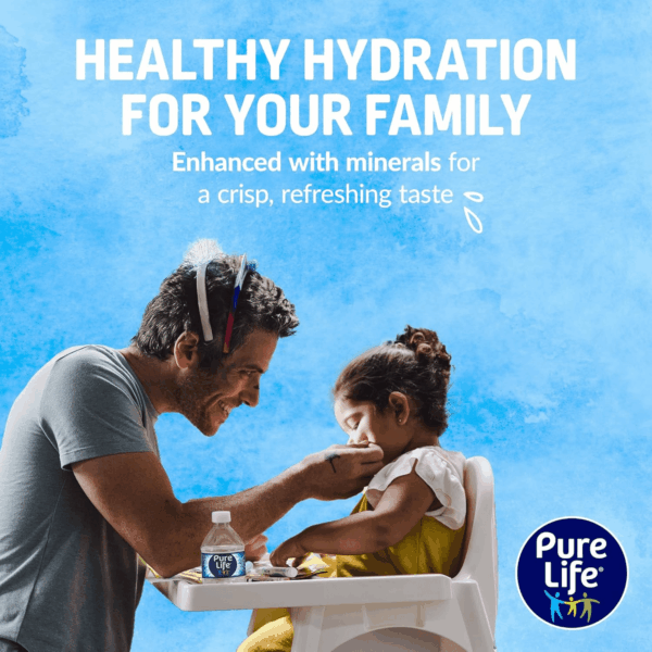 Purified Water Bottles, 24 Pack - Still Bottled Water Enhanced with Minerals for a Crisp Taste, Plastic Bottles - 8 Fl Oz - Image 2