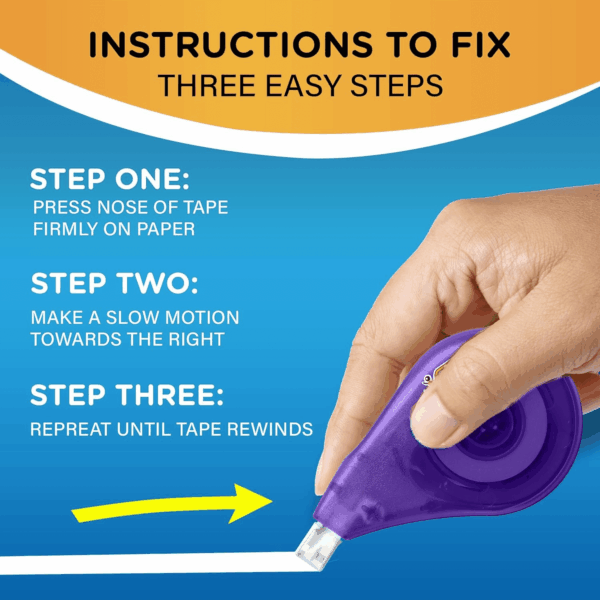 (R) Wite-Out(R) Correction Tape, 471 3/5In., Pack of 10, WOTAP10 - Image 7