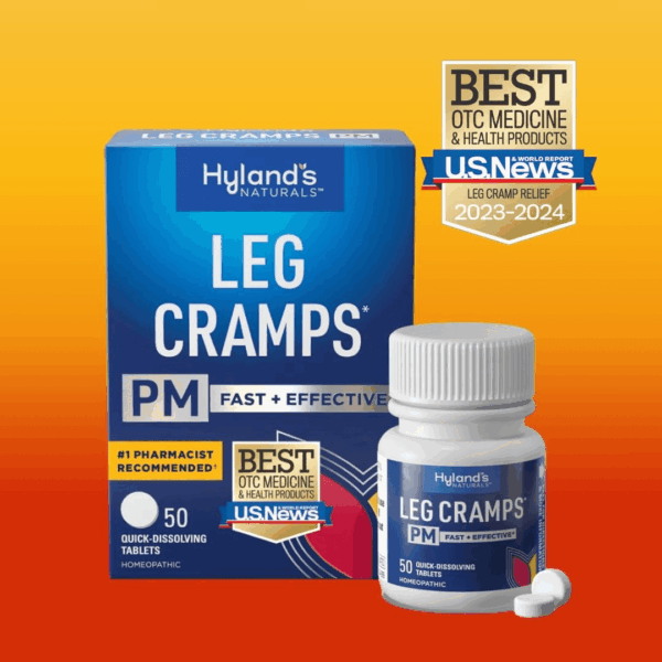 , Leg Cramps PM Tablets, Nighttime Formula, Natural Relief of Calf, Foot and Leg Cramps at Night, Quick Dissolving Tablets, 50 Count - Image 3