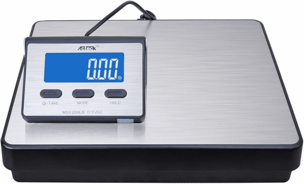 A-BC200 200LB X 0.2 OZ Digital Heavy Duty Shipping Postal Scale, Stainless Steel - Image 6