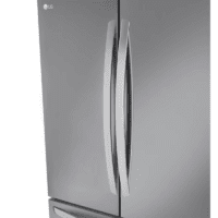 Counter-Depth MAX 26.5-Cu Ft 3 -Door Smart Compatible French Door Refrigerator with Ice Maker with Water Dispenser ( Stainless Steel ) ENERGY STAR Certified - Image 4