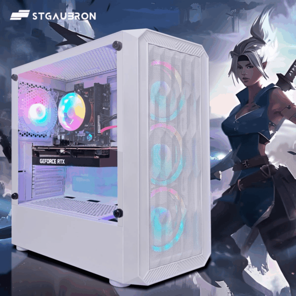Gaming PC Computer Desktop, Geforce RTX 3050 Ti M 8G, Intel Core I7 up to 3.9Ghz, 16G Ram, 1T SSD, Wifi 600M, BT 5.0, RGB Fan X4, Windows 10 Home - Image 5