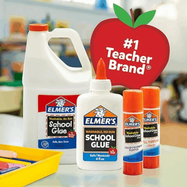 Disappearing Purple School Glue Sticks, Child-Friendly, Acid-Free and Washable - 7 Grams, Pack of 30 - Image 8